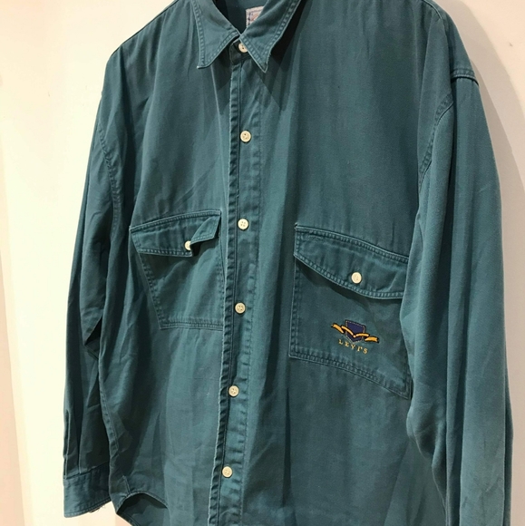 Oversized turquoise shirt - Picture 5 of 7